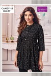 Candy Vol 13 By Rangmaya Rayon Printed Western Tunic Top Wholesale Price In Surat
